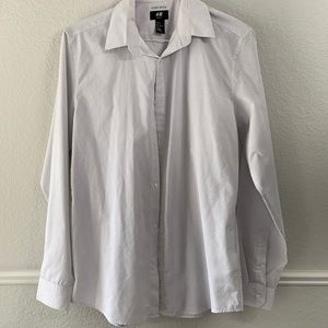 Black and white Dress shirt H&M size medium